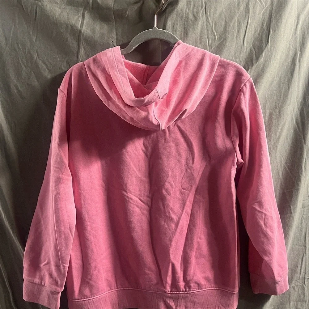 Cat & Jack Hoodie Girls Size 16/18 Dusty Pink Fleece Pullover Kangaroo‎